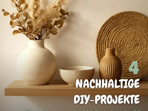 4 nachhaltige DIY-Projekte für ein umweltfreundliches Zuhause