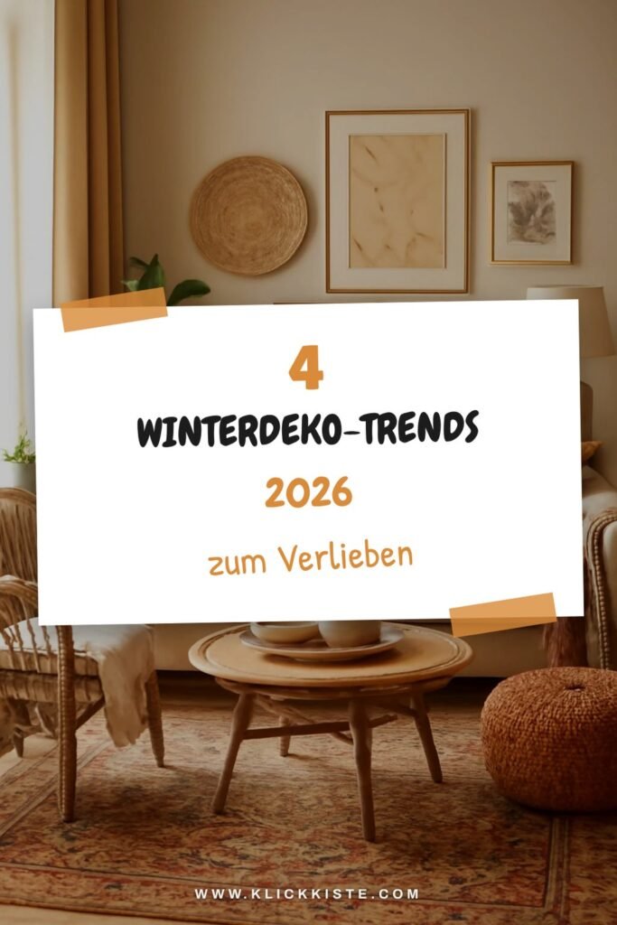 4 Winterdeko-Trends 2026 — von cozy bis minimalistisch