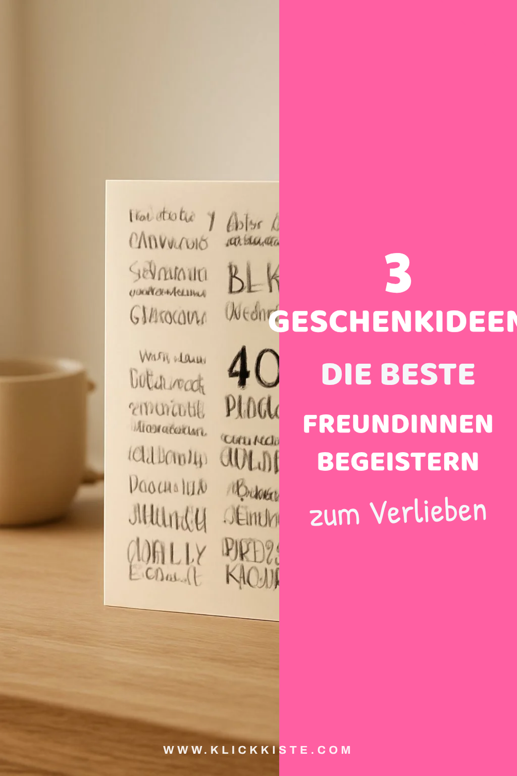 Besondere Geschenkideen zum 40. Geburtstag