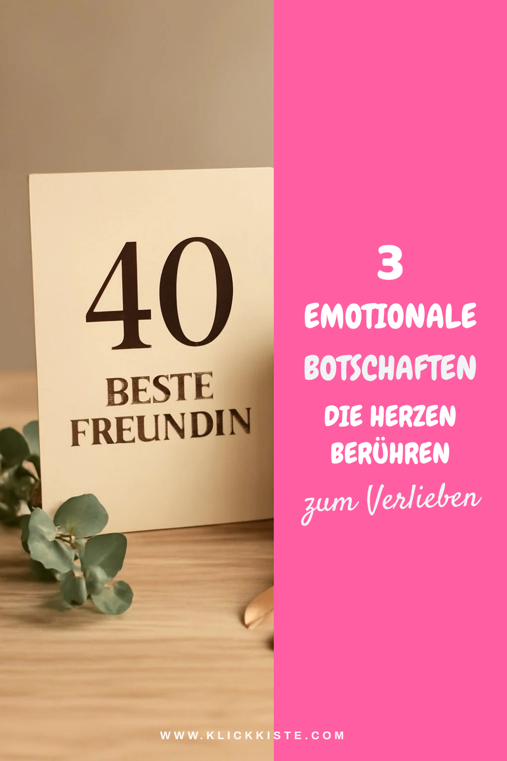 Emotionale Botschaften für die beste Freundin