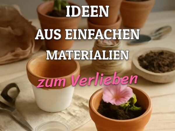 5 DIY-Blumentopf-Ideen aus einfachen Materialien