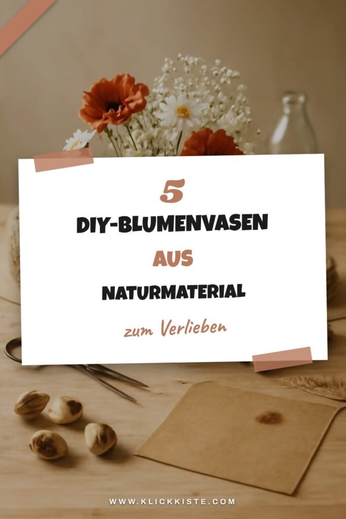 5 DIY-Blumenvasen aus Naturmaterial — mit Anleitung