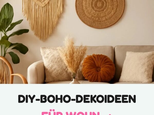 5 DIY-Boho-Dekoideen für Wohn- + Schlafzimmer