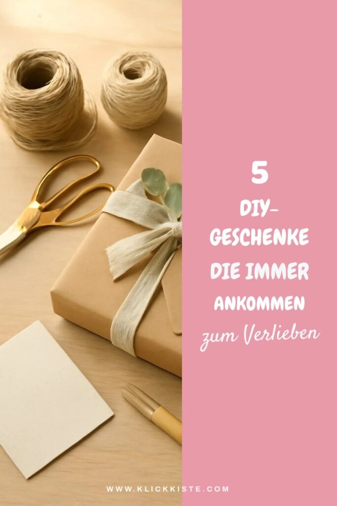 5 DIY-Geschenke die immer ankommen