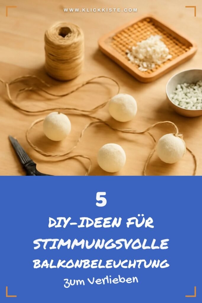 5 DIY-Ideen für stimmungsvolle Balkonbeleuchtung