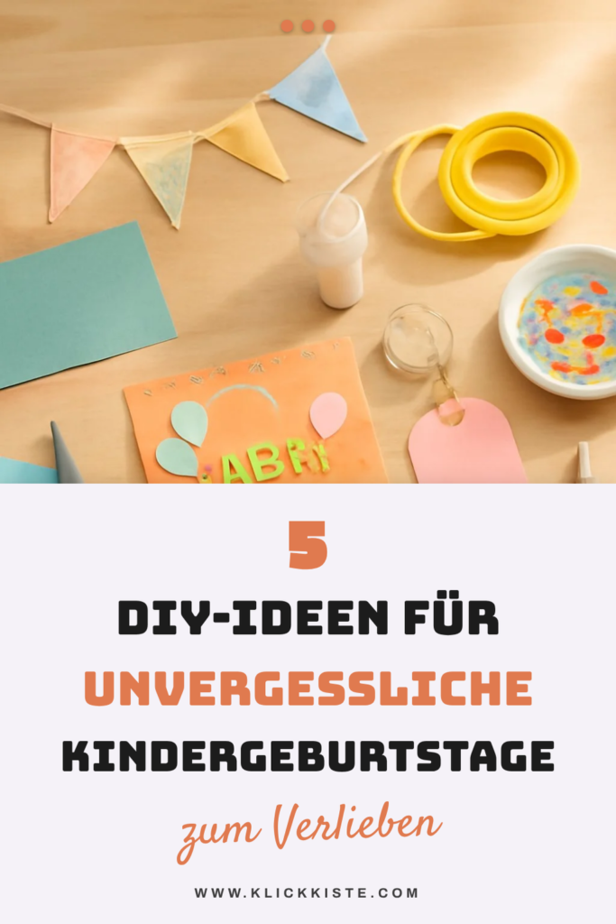 5 DIY-Ideen für unvergessliche Kindergeburtstage