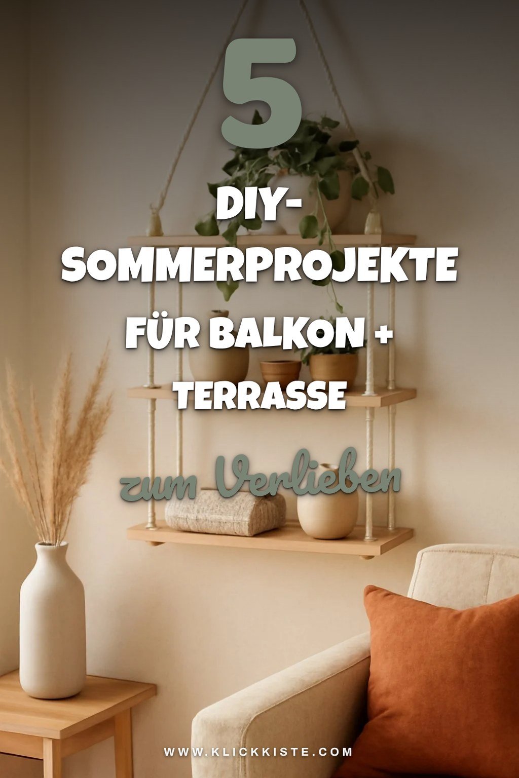 5 DIY-Sommerprojekte für Balkon + Terrasse