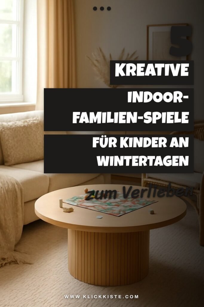 5 kreative Indoor-Familien-Spiele für Kinder an Wintertagen
