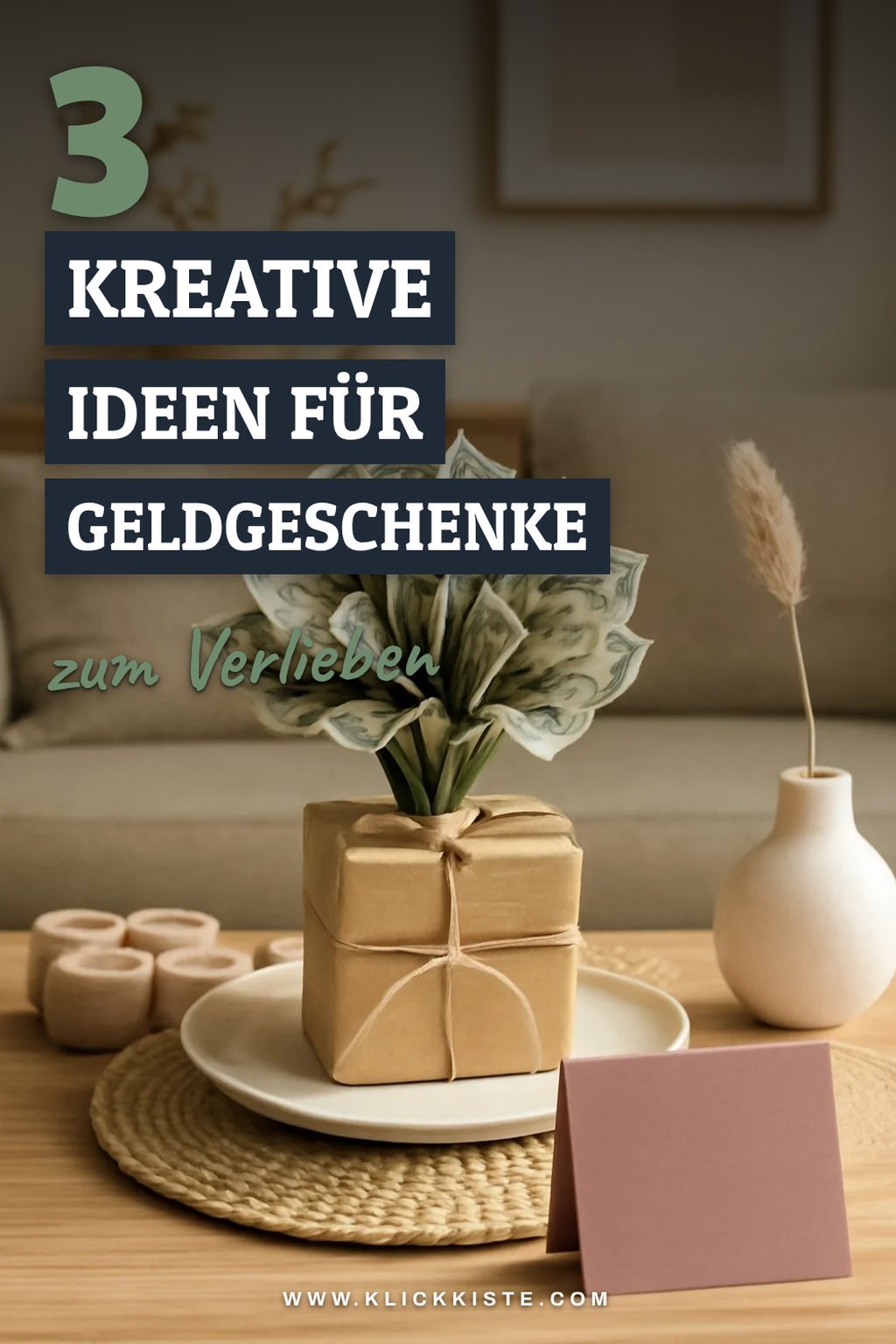 Kreative Ideen für Geldgeschenke für den 50. Geburtstag