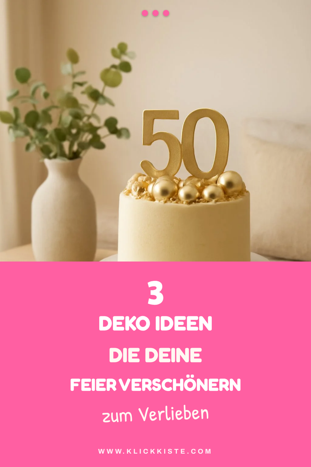 5 Dekorationen für die perfekte Feier
