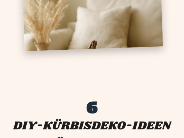 6 DIY-Kürbisdeko-Ideen für Herbst + Halloween