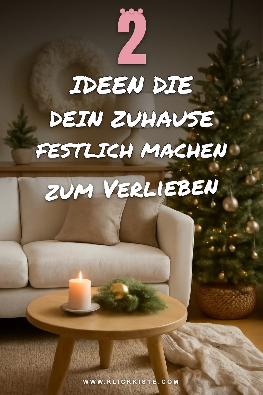 So schaffst du festliche Stimmung auf kleinem Raum