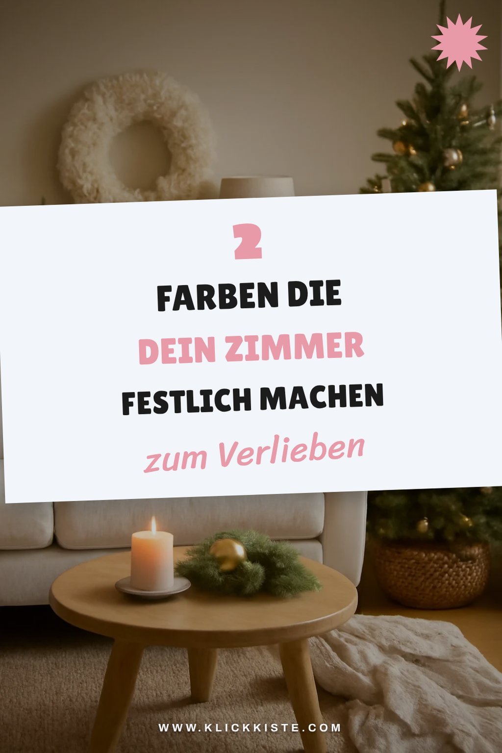 Festliche Akzente mit Farben setzen