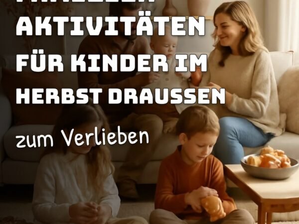6 Familien-Aktivitäten für Kinder im Herbst draußen