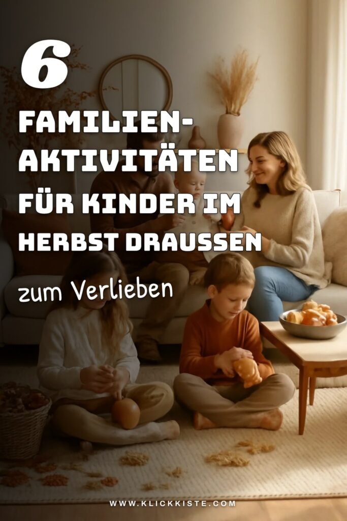 6 Familien-Aktivitäten für Kinder im Herbst draußen