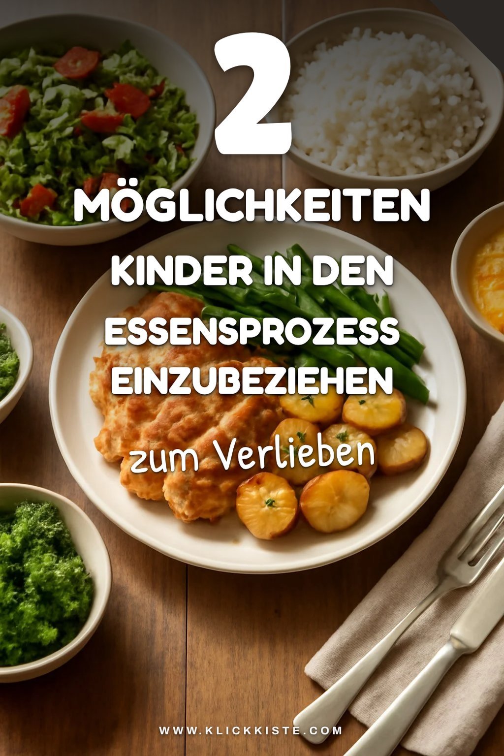 Einbindung der Kinder in den Essensprozess