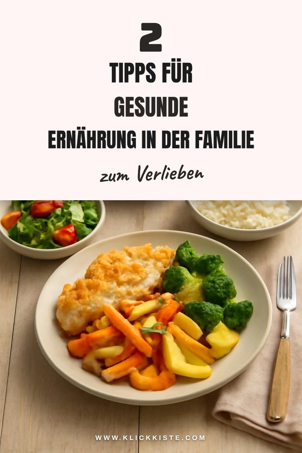 Gesunde Ernährung als Familienthema
