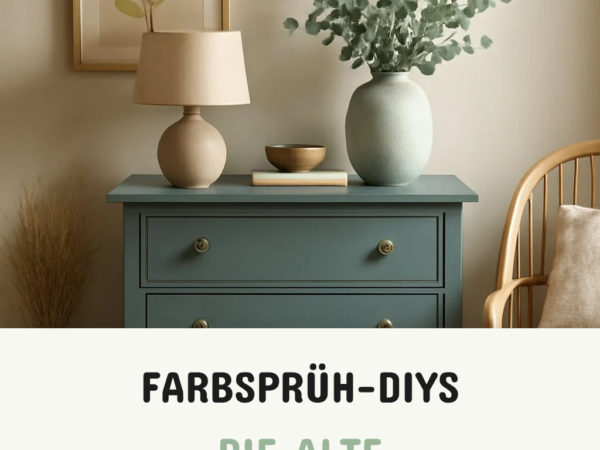 6 Farbsprüh-DIYs die alte Möbel sofort aufwerten