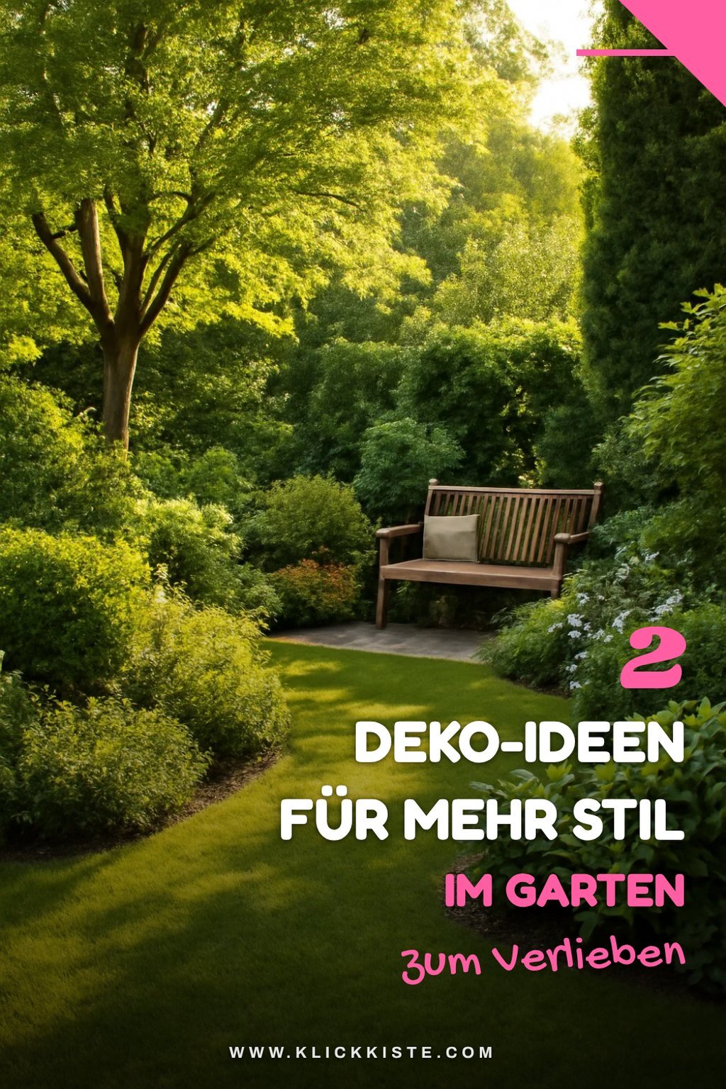 Wie du mit Dekoration den Garten aufwertest