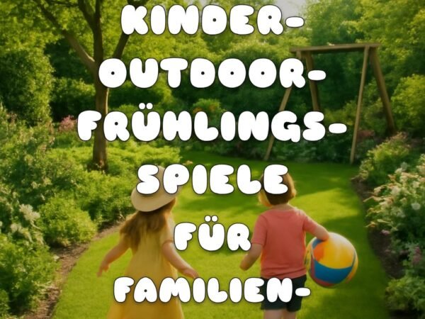 6 Kinder-Outdoor-Frühlings-Spiele für Familien-Abenteuer