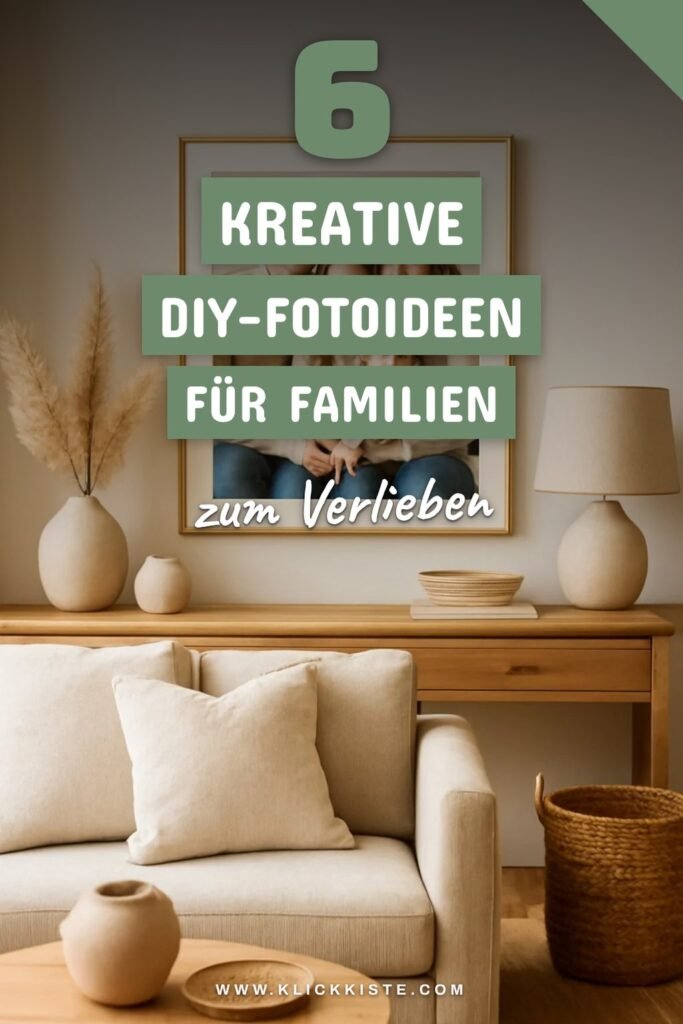 6 kreative DIY-Fotoideen für Familien