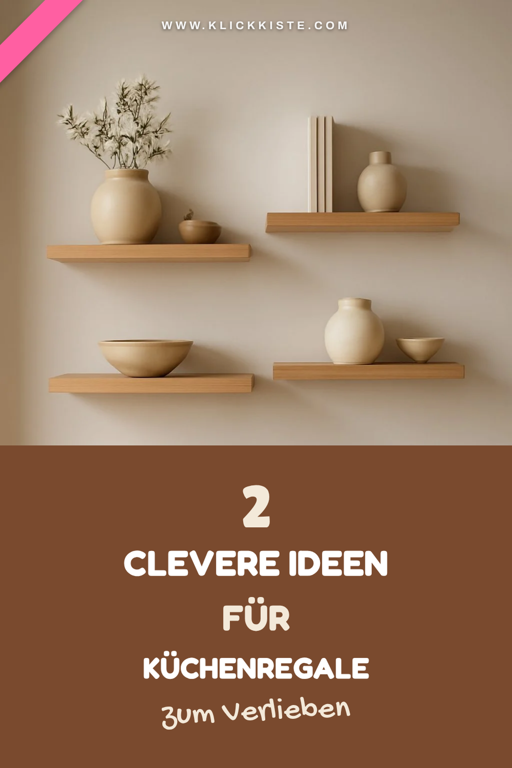 Kreative Wandregale für die Küche gestalten
