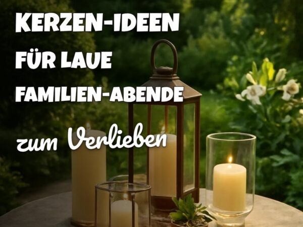 6 Outdoor-Kerzen-Ideen für laue Familien-Abende