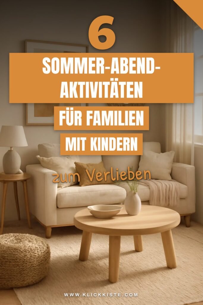 6 Sommer-Abend-Aktivitäten für Familien mit Kindern
