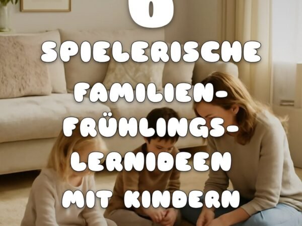 6 spielerische Familien-Frühlings-Lernideen mit Kindern