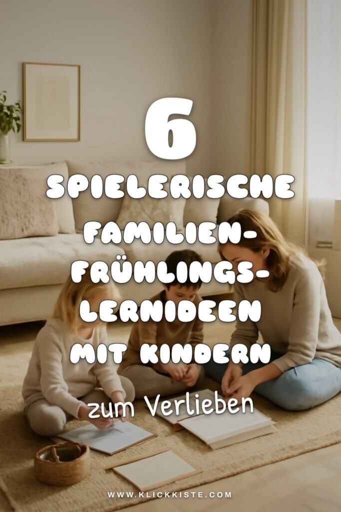 6 spielerische Familien-Frühlings-Lernideen mit Kindern