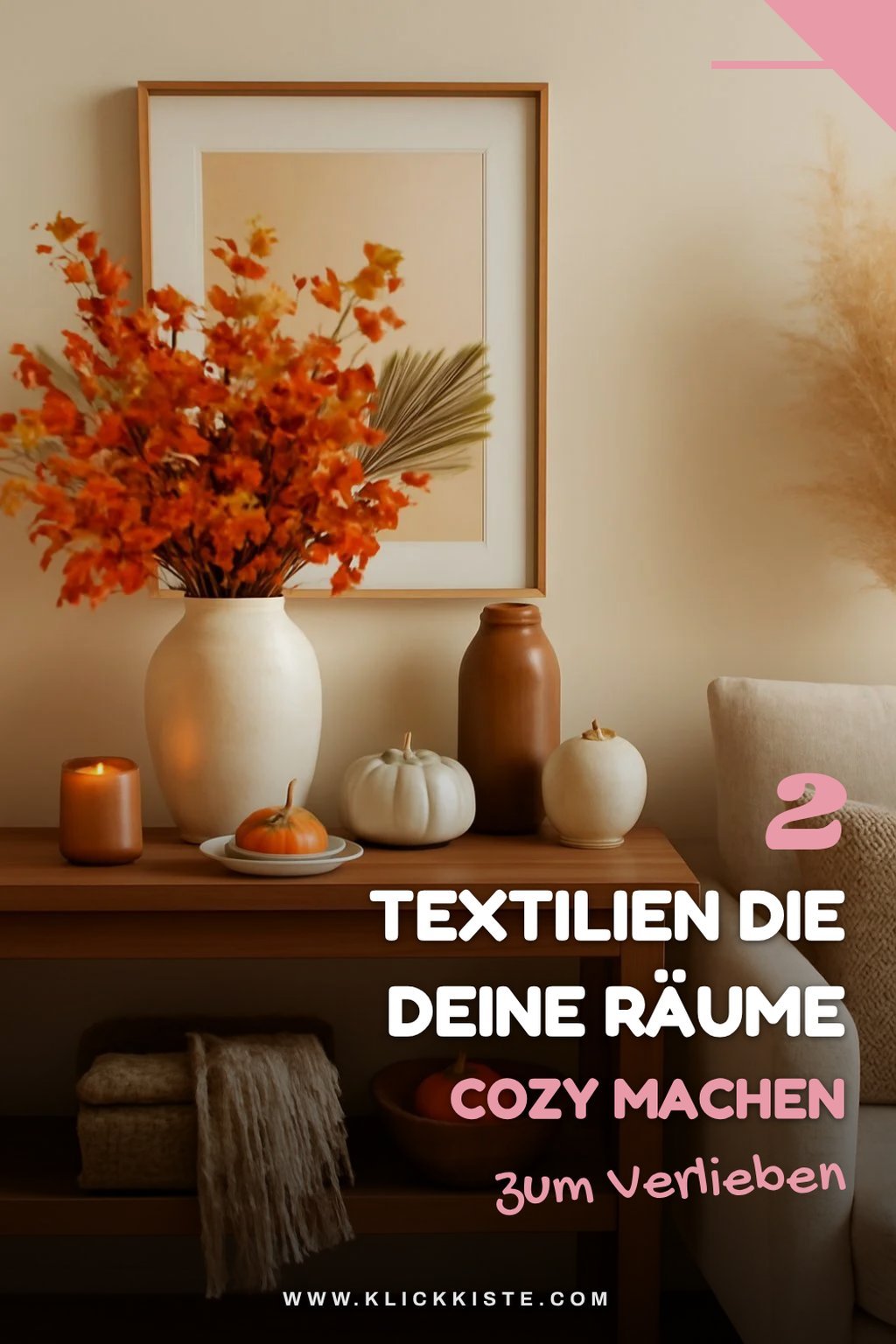 Wärme durch textile Akzente schaffen