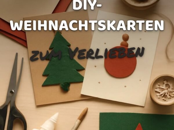 7 DIY-Weihnachtskarten — kreativ + handgemacht