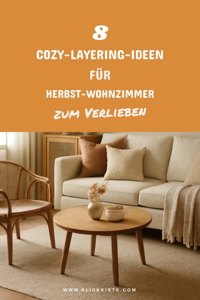 8 Cozy-Layering-Ideen für Herbst-Wohnzimmer