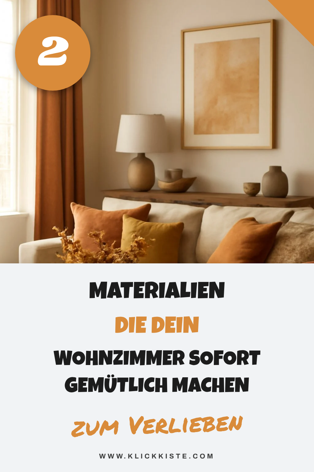 Natürliche Materialien für den Herbst