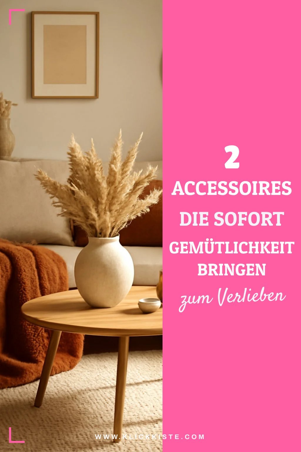 Diese Accessoires bringen Wärme in dein Zuhause