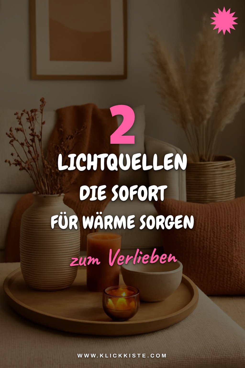 Kreative Lichtquellen für Gemütlichkeit
