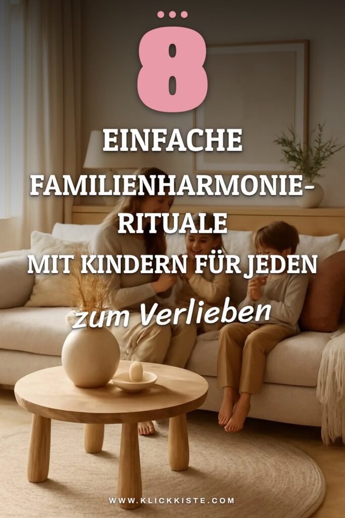 8 einfache Familienharmonie-Rituale mit Kindern für jeden Tag