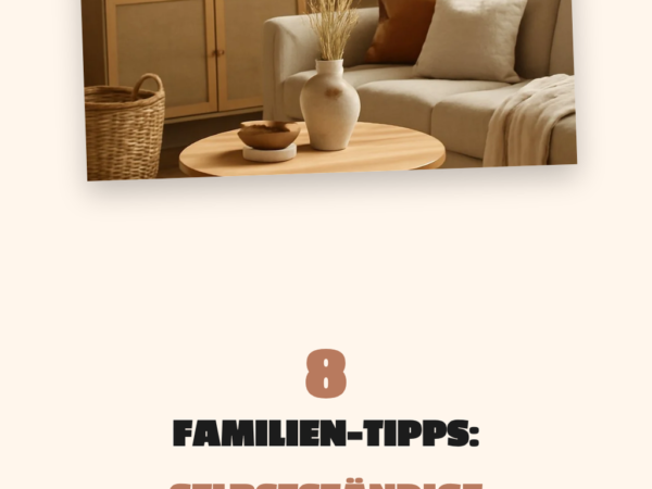8 Familien-Tipps: Selbstständige Kinder im Haushalt