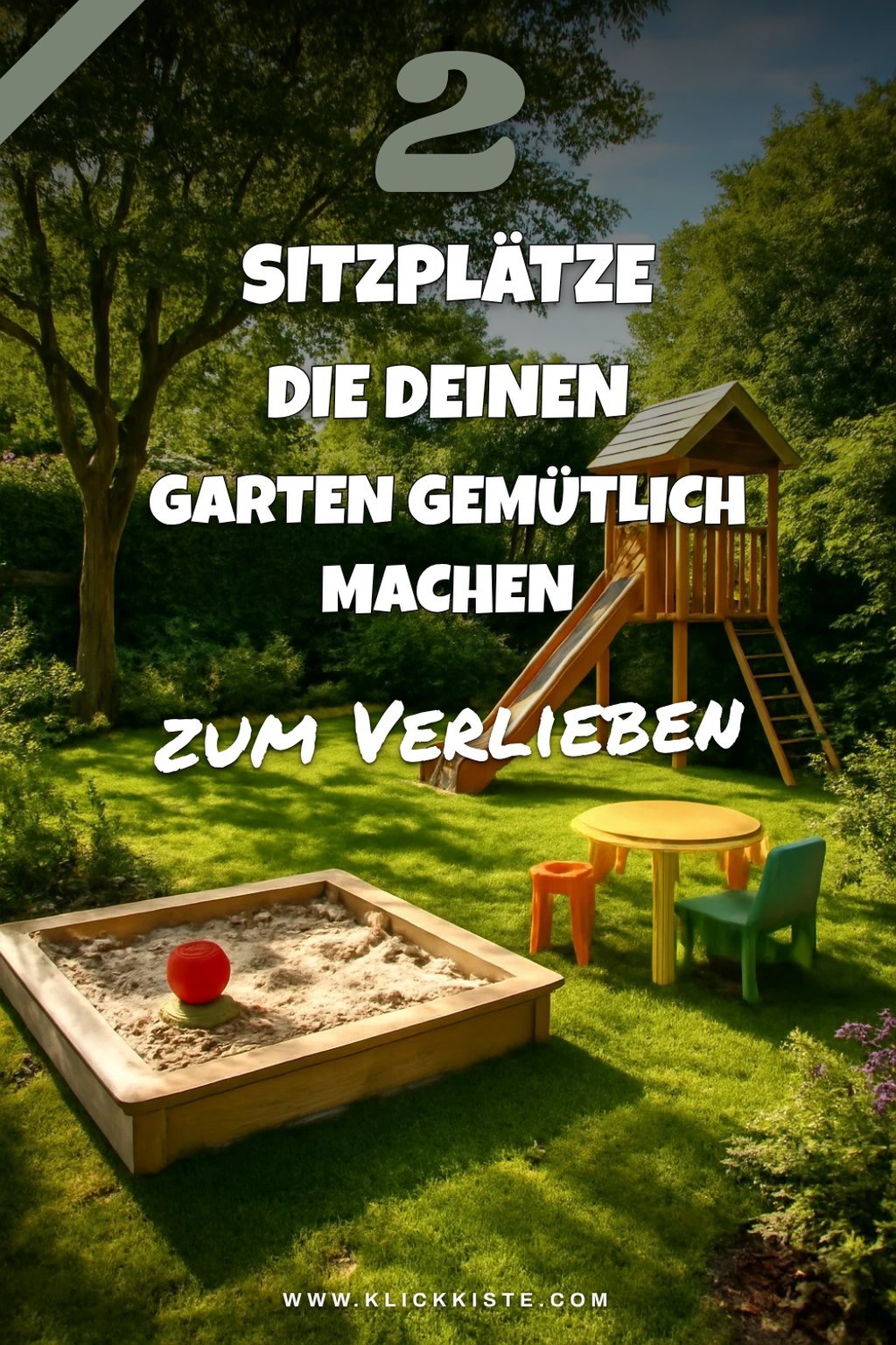 Gemütliche Sitzplätze für Familienabende