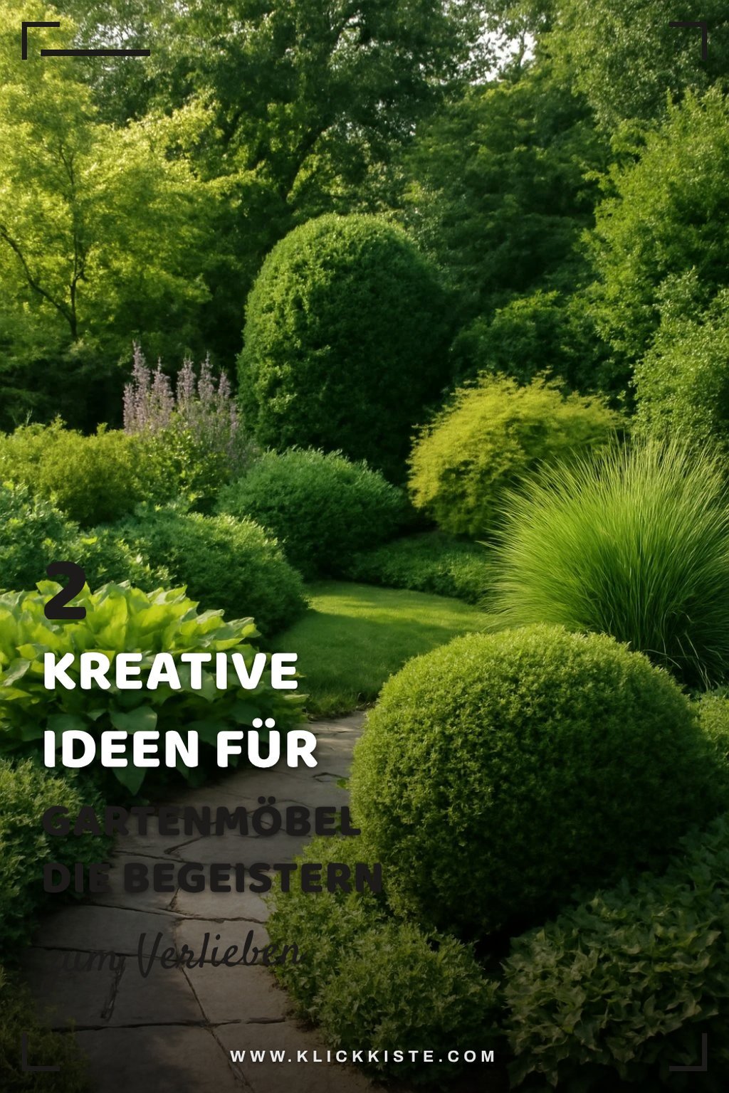 Kreative Ideen für Gartenmöbel