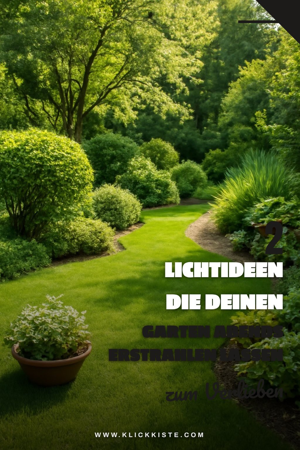Wie du deinen Garten mit Licht verschönerst