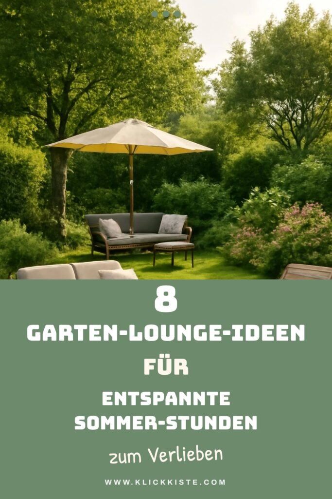 8 Garten-Lounge-Ideen für entspannte Sommer-Stunden