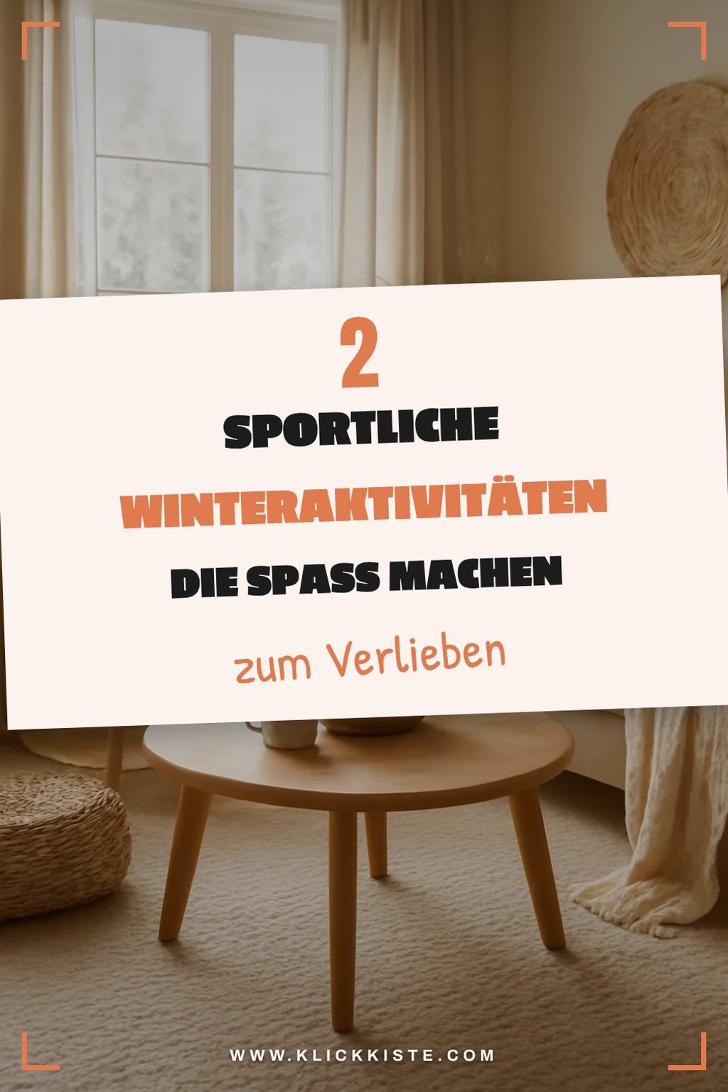 Aktivitäten für einen aktiven Wintertag