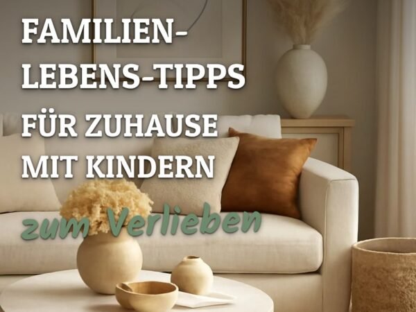 8 harmonische Familien-Lebens-Tipps für Zuhause mit Kindern