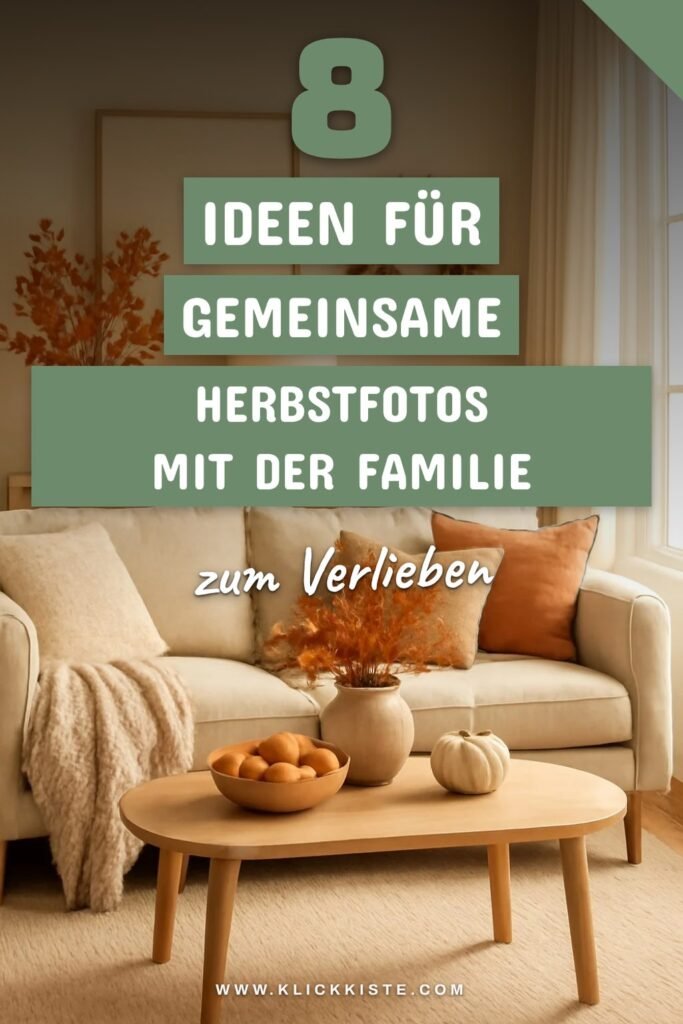 8 Ideen für gemeinsame Herbstfotos mit der Familie