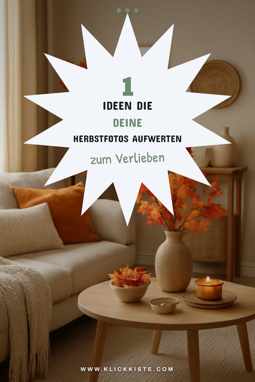 Wie du die bunten Blätter für schöne Fotos nutzt