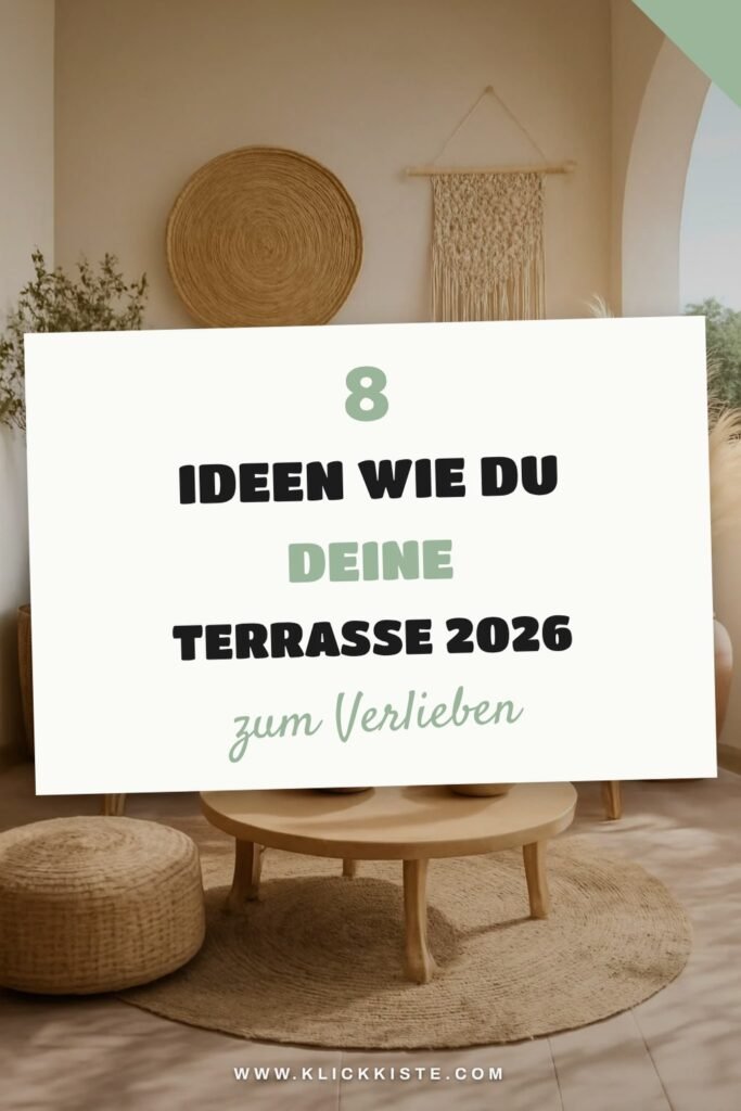 8 Ideen wie du deine Terrasse 2026 mit Boho-Elementen gestaltest