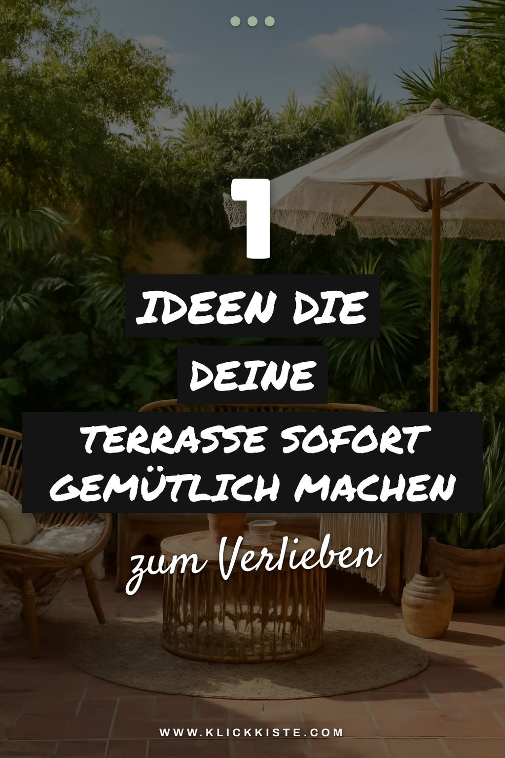 So verwandelst du deine Terrasse in ein Boho-Paradies