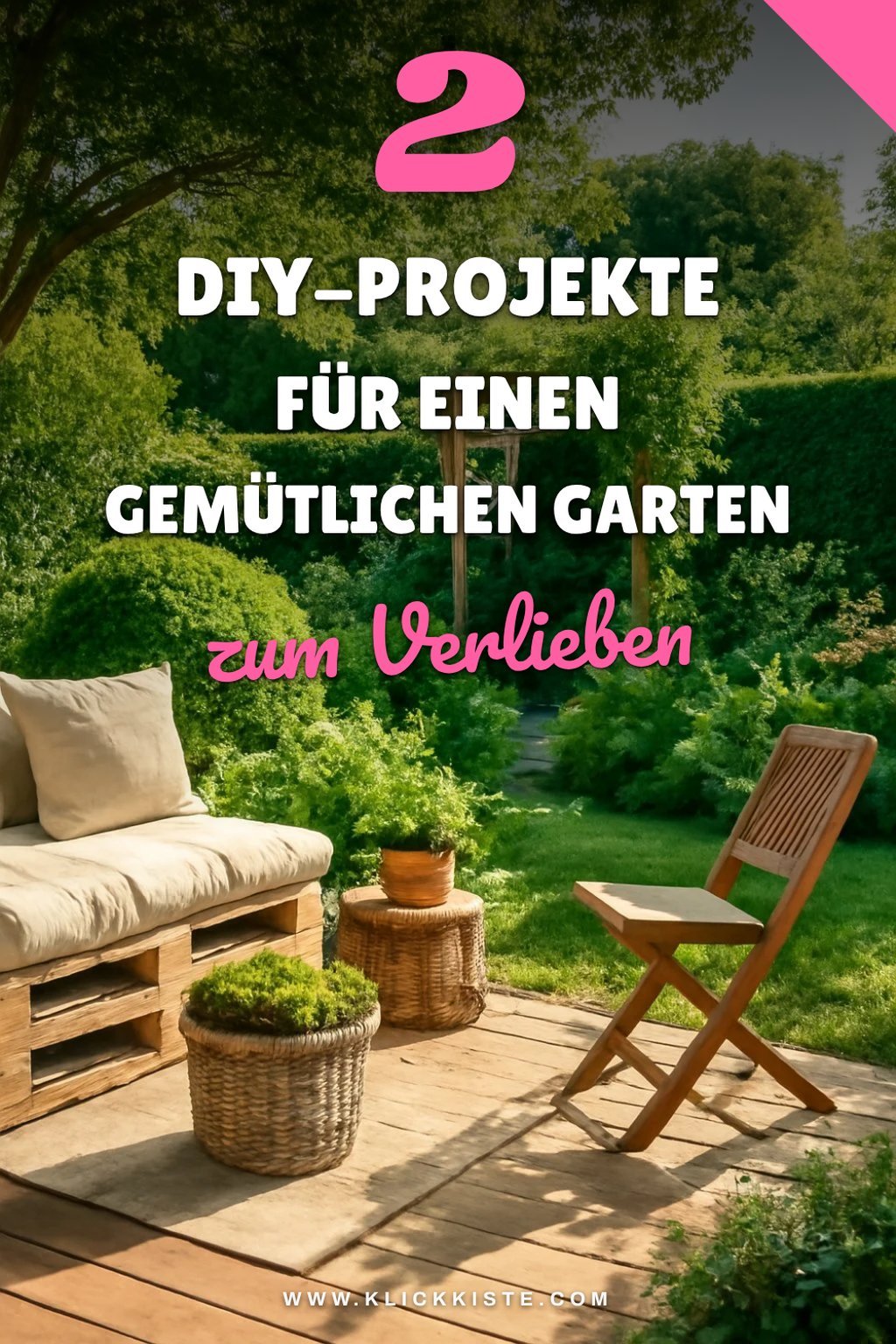 Wie du mit DIY-Projekten deinen Garten 2026 gemütlich machst