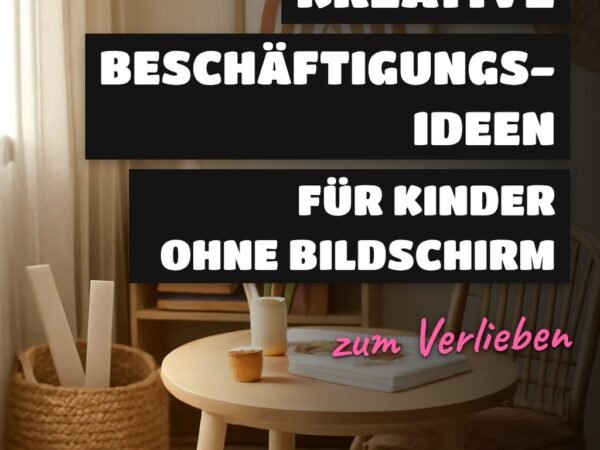 8 kreative Beschäftigungs-Ideen für Kinder ohne Bildschirm